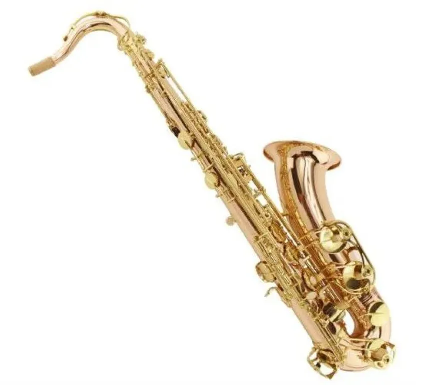Margewate BB Tenor Saksofon Wysoka jakość Fosfor Bronze złoty lakier B płaski saksofon gra muzyczny instrument sakso