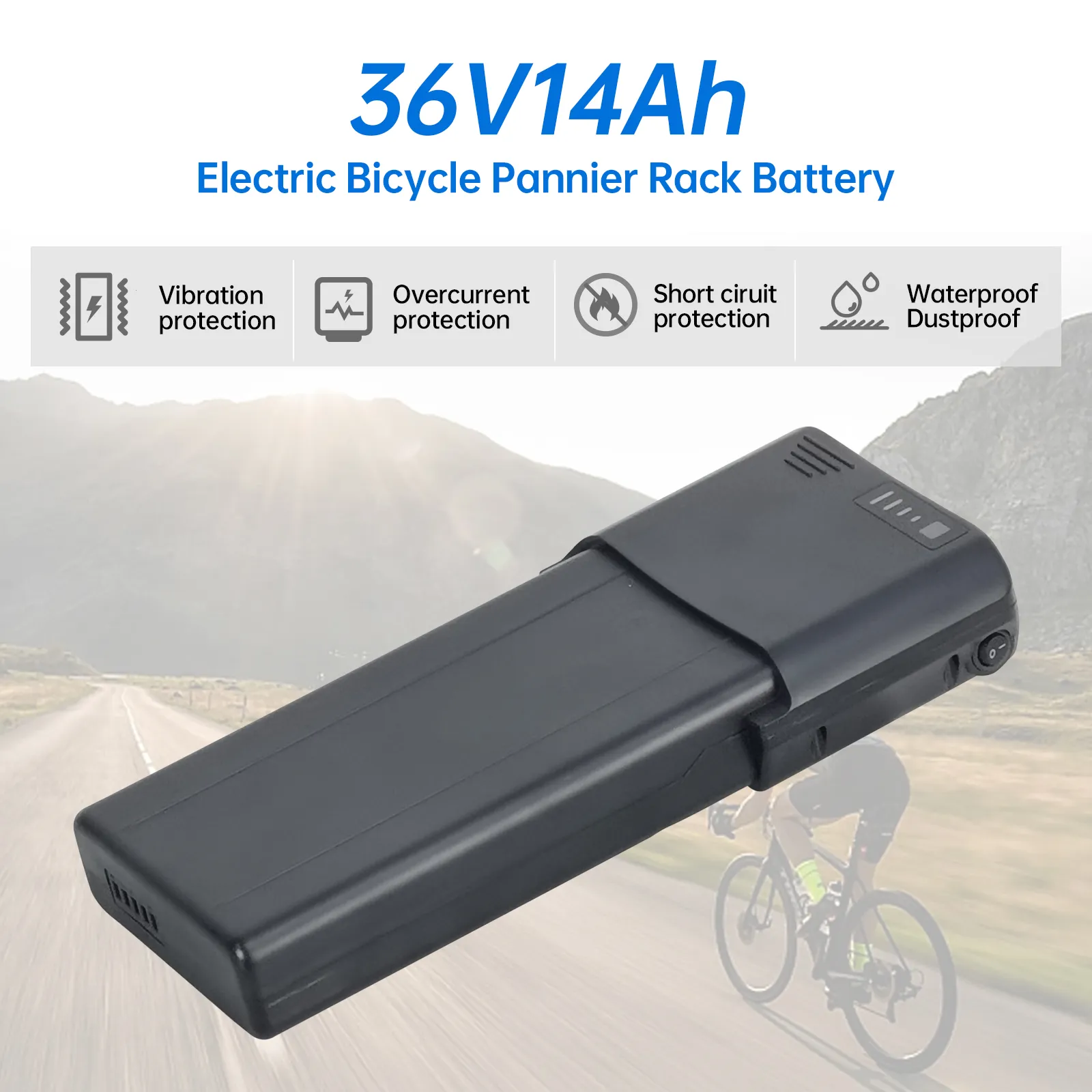 Batterie 36V 10Ah LI batterie de remplacement avec chargeur pour vélo  électrique pedelec e-bike