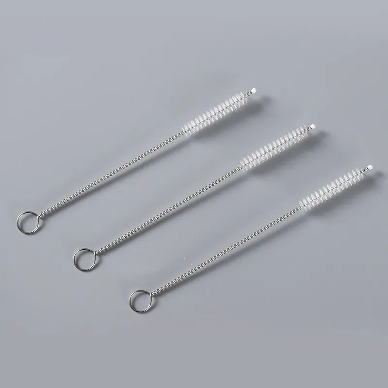 Stainless Steel Straw Cleaning Brushes Baby Bottle Clean Tools Wash Drinking Pipe Brushes Cleaner