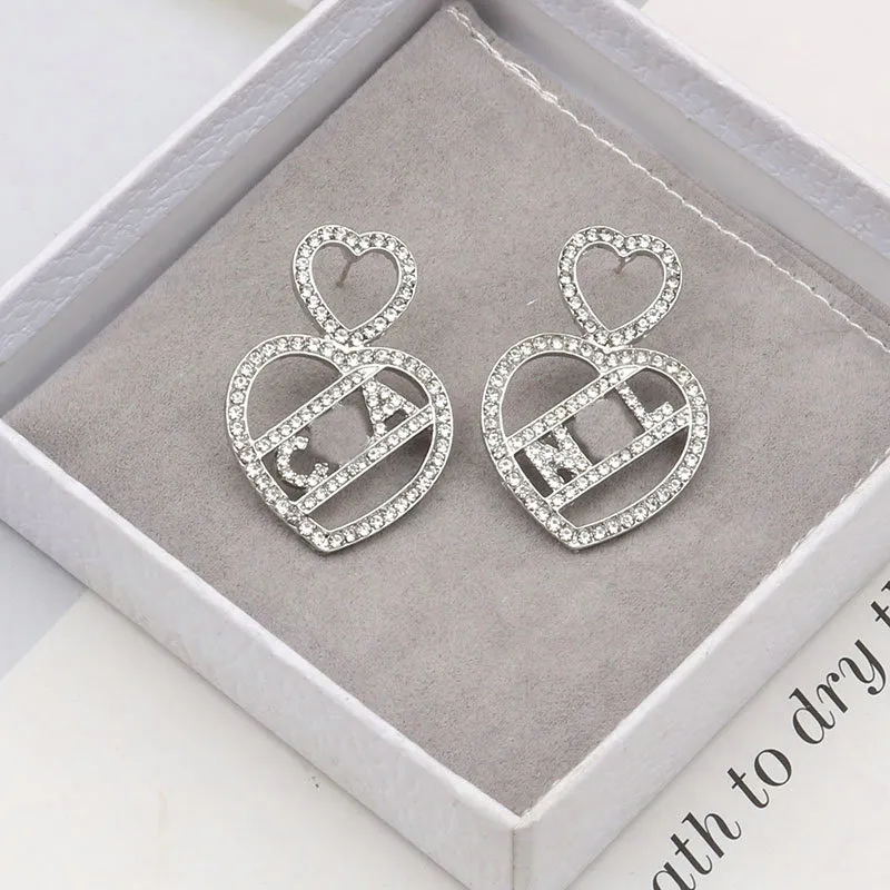 Boucles d'oreilles de marque de styliste, en perles, accessoires de bijoux de luxe pour femmes, cadeaux d'anniversaire et de noël