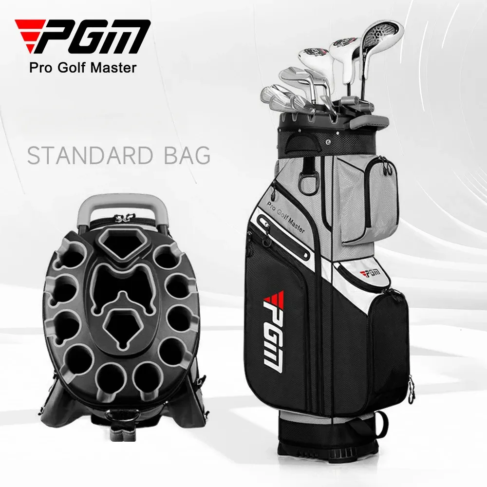 Golf Bags PGM Golf Bag Large Capacity Travel Bags Multi-Function Waterproof Anti-collision Retention Mechanism Golf Bags QB134 231204