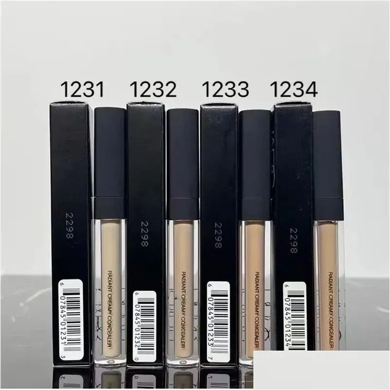 Concealer Cosmetics Radiant Creamy Liquid Cream Waterproof Primer Base Dark Circle 6Ml 4Colors Drop Delivery Health Beauty Makeup Fac Dhn3U