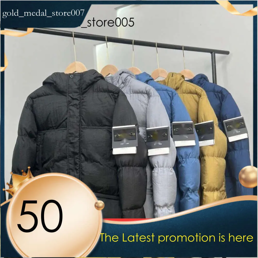 Stones Island Men's Down Fall och Winter New Waterproof Men and Women Couples Sport Leisure CP Stones Island Jacket 306