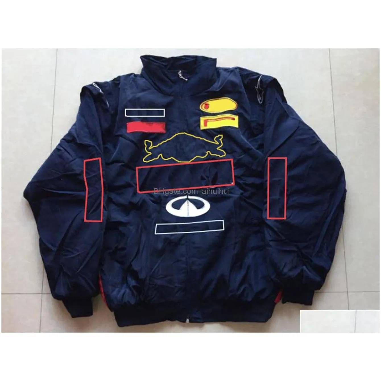 Homens camisetas Vestuário de motocicleta F1 Team T-shirt Racing Suit Estilo Europeu Windbreaker Algodão Bordado À Prova de Vento e Entrega de Gota Quente m Dhrmd Y9ud 3bdu