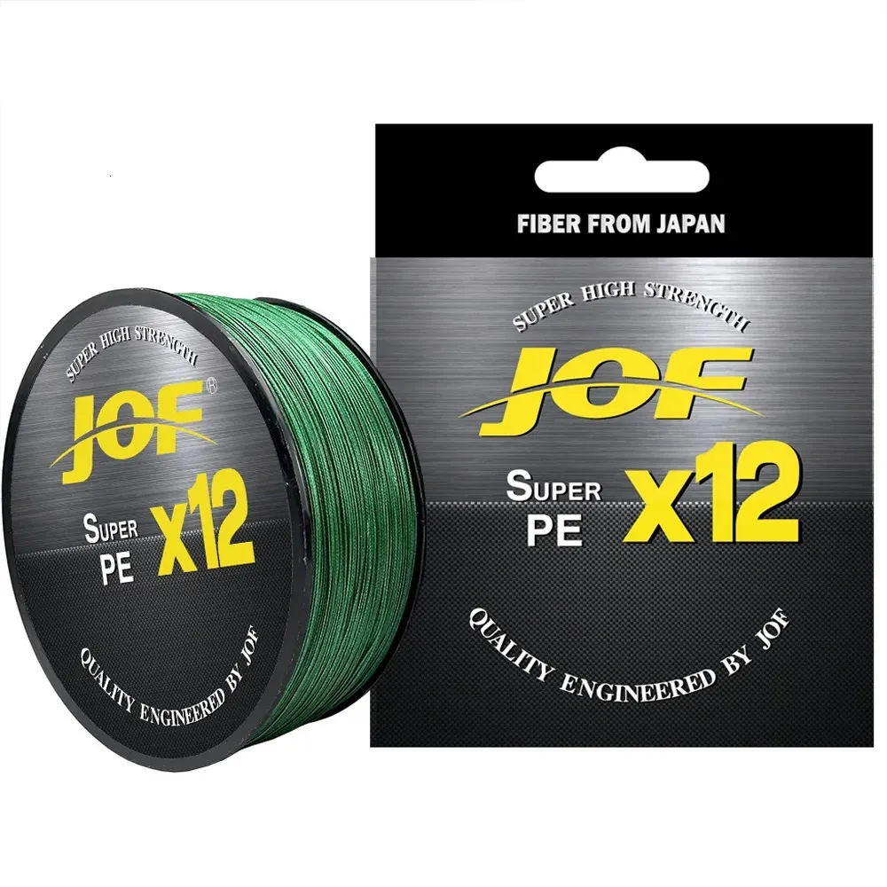 JOF 12 Strand Braided Multifilament Fishing Wire 300/500M, High