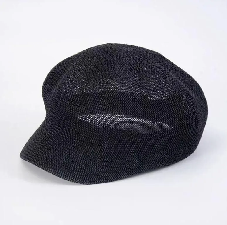 Lady Style Party Dance Dress Formal Hat Hat Fashion Yarn Cap Boetets Beretas SunHats respiráveis boina de palha DF266