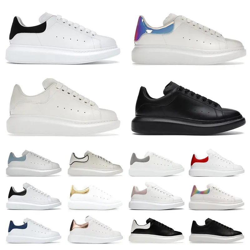 alexandra mcqueen mc queen alexander mcqueens espadrilles Sneakers Designer Shoes Woman White Black Leather Velvet 【code ：L】Trainers mens womens lace up Luxury shoe