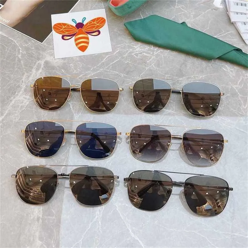 Occhiali da sole da aviatore classici di alta qualità con montatura miope per occhiali da rospo maschili e femminili resistenti ai raggi UV 041