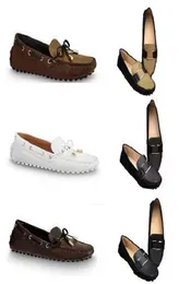 Classics Loafers Women Dress Shoes flat sneakers Canvas and Real Lambskin Loafer two tone cap toe Fashion casual shoe home011 012551674