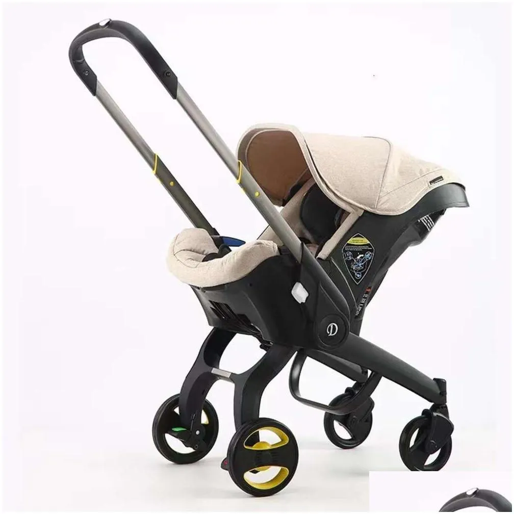 Strollers Baby Kids Maternity 4in1 Car Seat Stroller Born Baby Carriage Bassinet Wagen Portable Travel System with brand soft