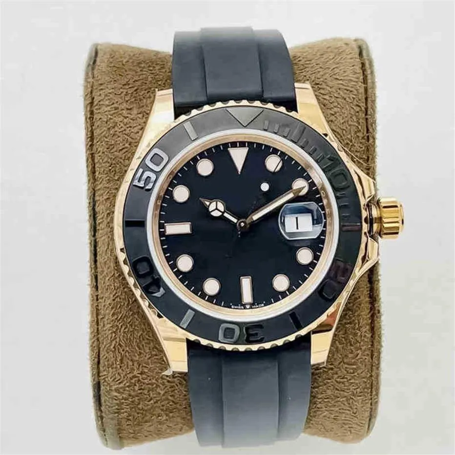 دور X Wristwatches Yacht Masters Mechanical Watch الفولاذ المقاوم للصدأ من الفولاذ المقاوم للصدأ الفرقة المضيئة على مدار الساعة الرياضة