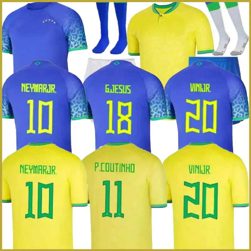 Brezilya Neymar22 23 Futbol Formaları Camiseta de Futbol Paqueta Raphinha Futbol Gömlek Maillots Marquinhos Vini Jr Brasil Richarlison Erkek Çocuk Kids Kadın Neymar DG30