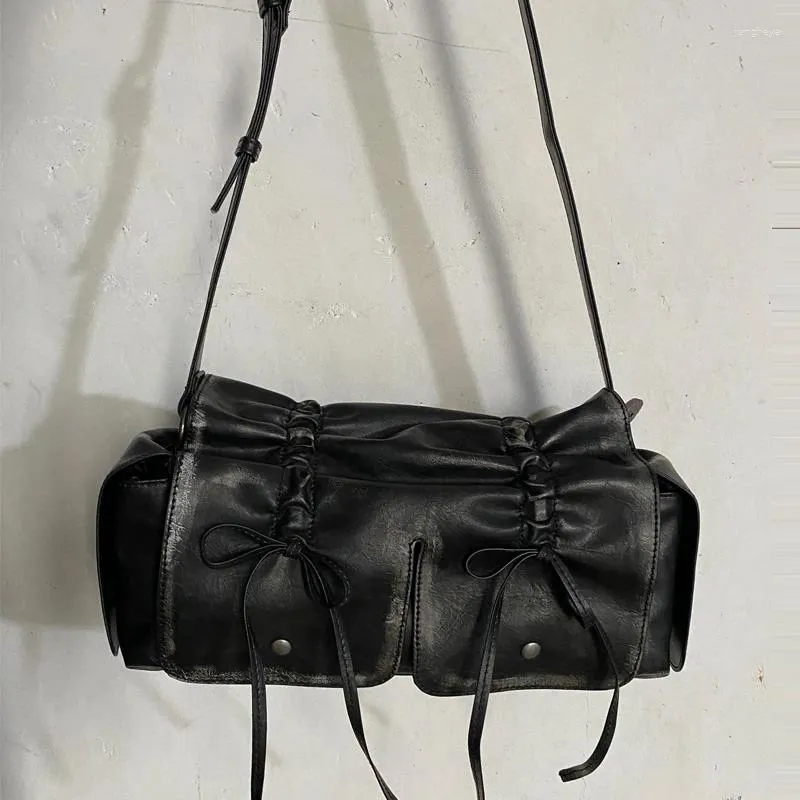 Vintage Womens Crossbody Bag: Designer Shoulder Purse With Pleated  