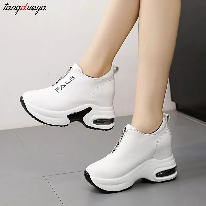 Height Increasing Shoes white red Platform Shoes Hidden Heel Women Casual Platform Shoes Woman Sneakers Shoes for Women Height Increasing Wedges Shoes 231204