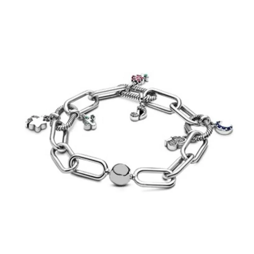 925 Sterling Zilveren Stropdas Verweven ketting Armbanden SET met doos voor Pand Charms Armband Vrouwen Bruiloft Sieraden W228230s