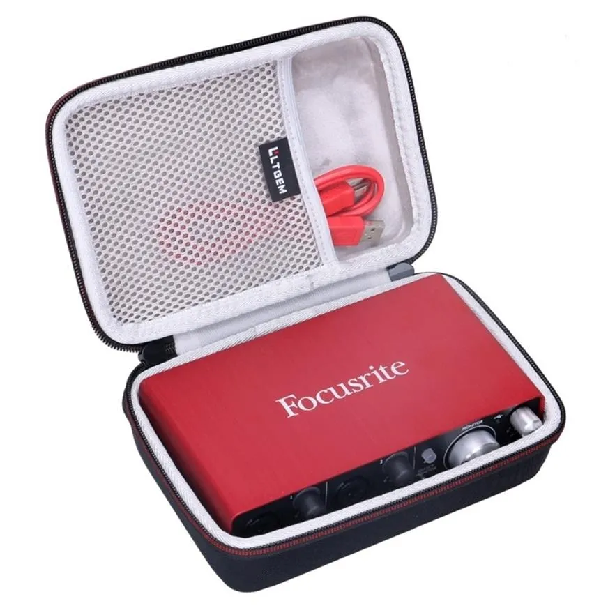 Étui de voyage rigide LTGEM EVA pour Interface Audio USB Focusrite Scarlett Solo Gen LJ200922242d