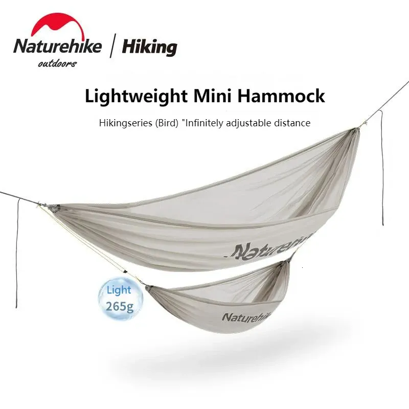 Camp Furniture Outdoor Ultra Light Hammock Single Adult Camping Portable Large Space Lightweight Swing 231202