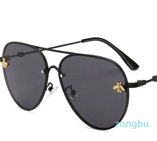 Brand design Sunglasses women men designer Good Quality Fashion metal Oversized sun glasses vintage