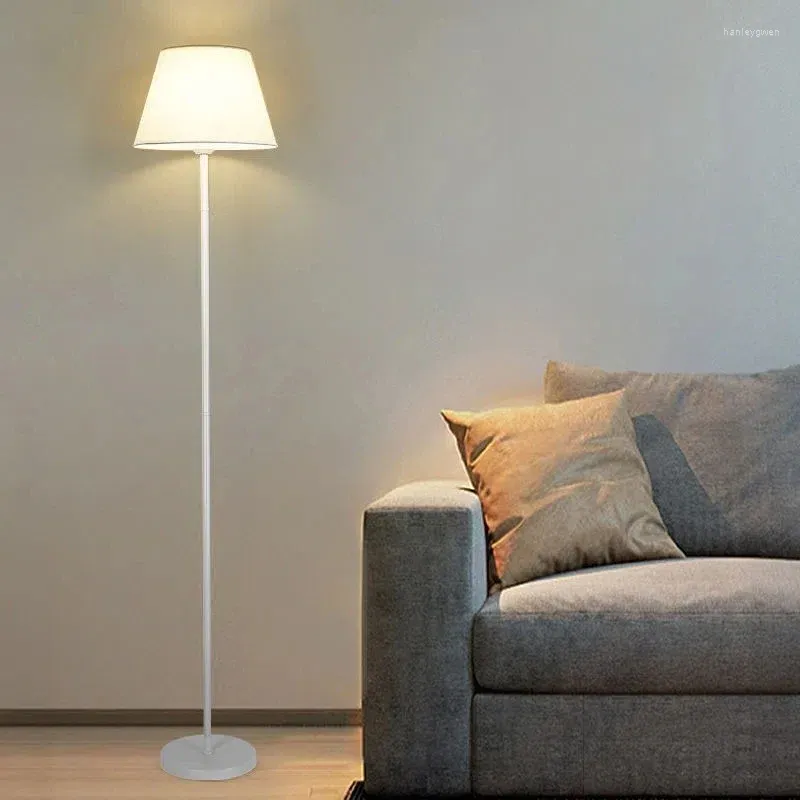 Lâmpadas de assoalho modernas simples LED criativo cabeceira leitura nook luz lâmpada interior escurecimento preto branco ajustável quarto decore