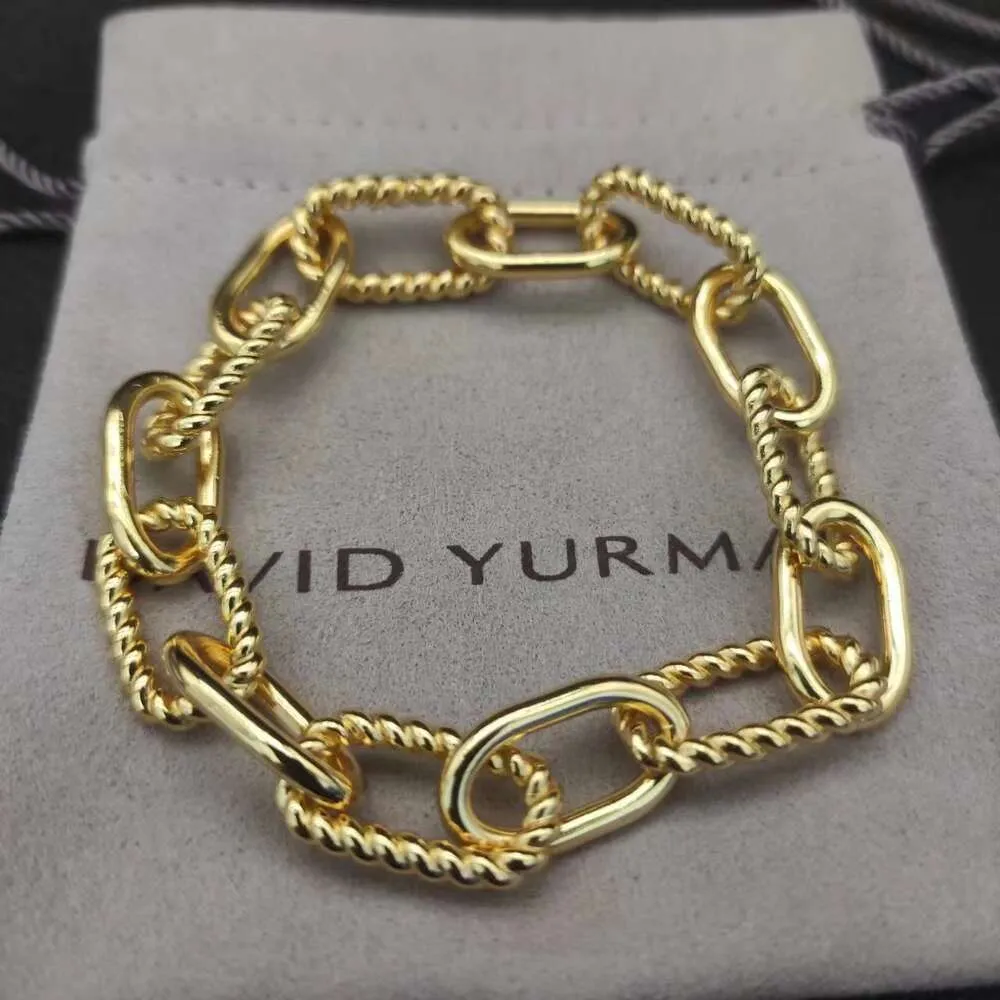 Dy brazalete diseñador de cable pulseras de moda joyas de joyas para hombres brazalete de cobre joyería de moda muñeca para mujeres