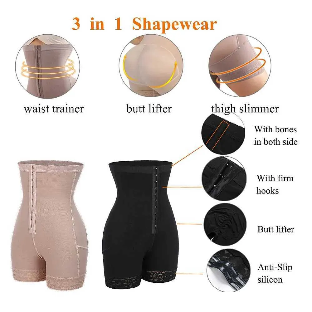 Brabic Fajas Full Body Shaper Butt Lifter Thigh Slimmer for Women – BRABIC