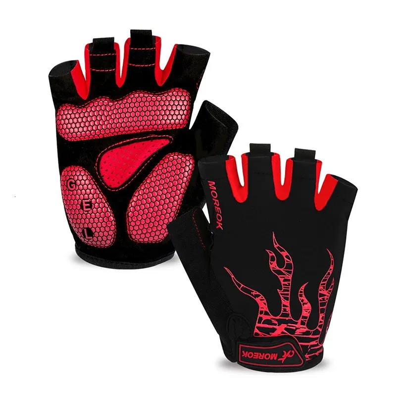 Gants de cyclisme Gants de cyclisme pour hommes gants de vélo demi-doigt gants de vélo de route coussin de Gel gants respirants antidérapants absorbant les chocs femmes 231204