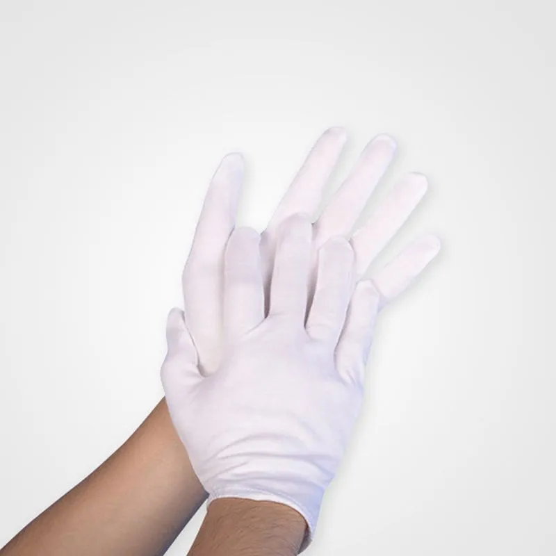 2020 New White Cotton Ceremonial gloves for male female Serving 1 Waiters drivers Jewelry Gloves CM-S