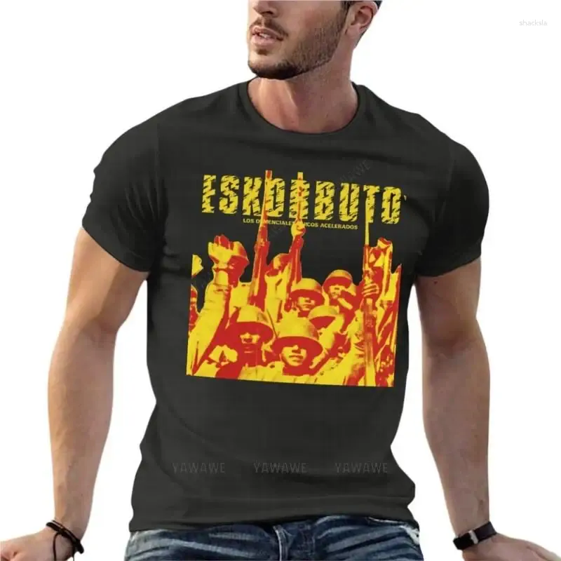 T-Shirts pour hommes Eskorbuto les garçons démentiels accélèrent les T-Shirts surdimensionnés marque vêtements coton Streetwear grande taille hauts t-shirt