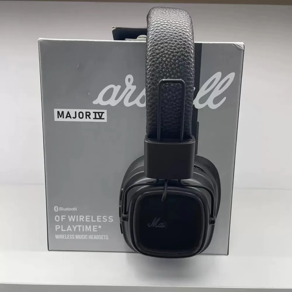 Marshall Major4 Bluetooth наушники беспроводные музыкальные гарнитуры наушники Marshall Major 4 повязка на голову Hi-Fi стерео звук время воспроизведения