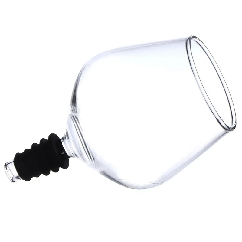 Red Wine glass table top with Silicone Seal - Insert...
