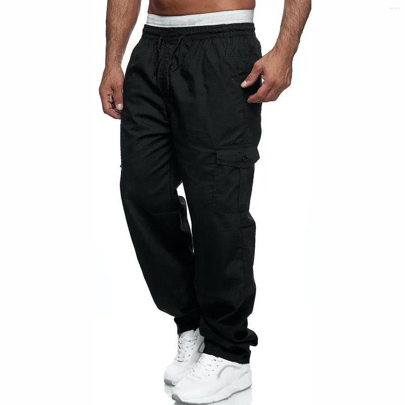 Men's Pants Casual Fashion High-Quality Simple Loosed Outdoor Jogger Men Sports Long For Young Students Ropa Hombre