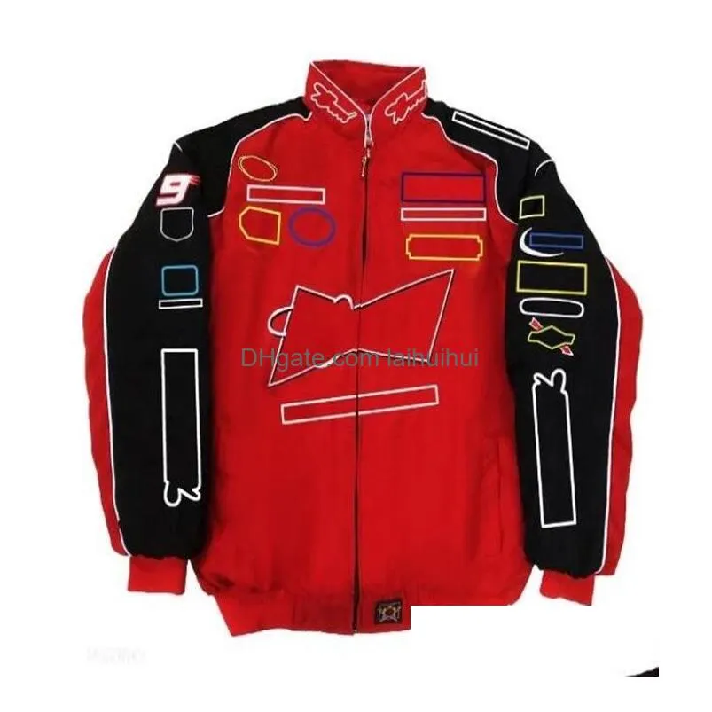 f1 formula one racing jacket embroidered racing suit