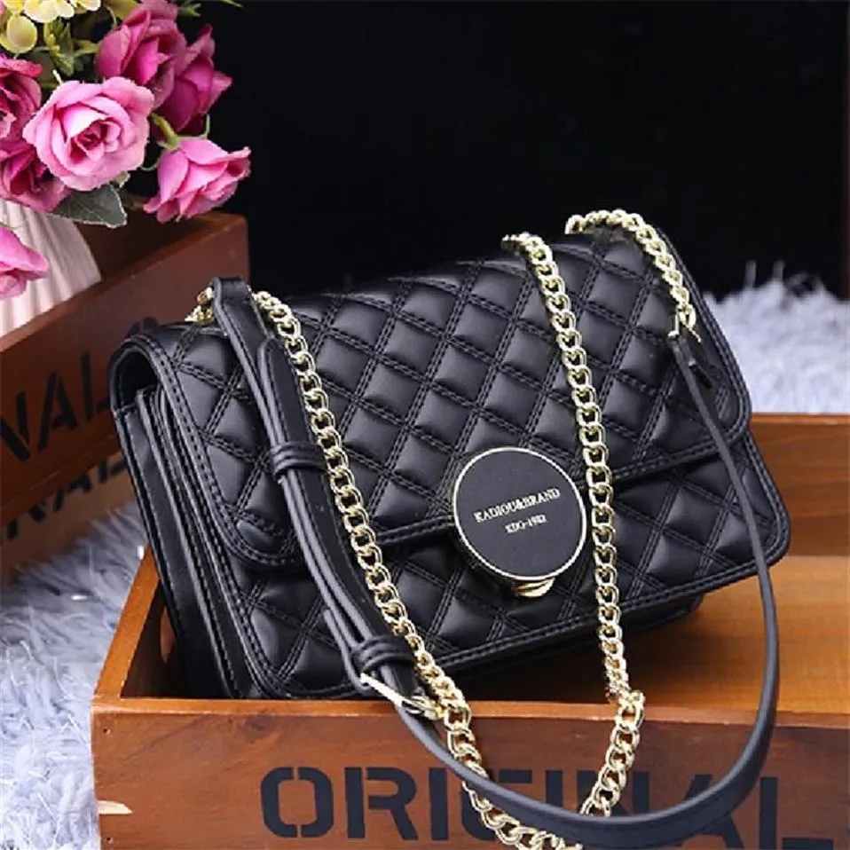 Evening Bags Fashion Diamond Lattice Flaps For Women 2021 Luxury Handbags Designer Genuine Leather Purses And Cc1747