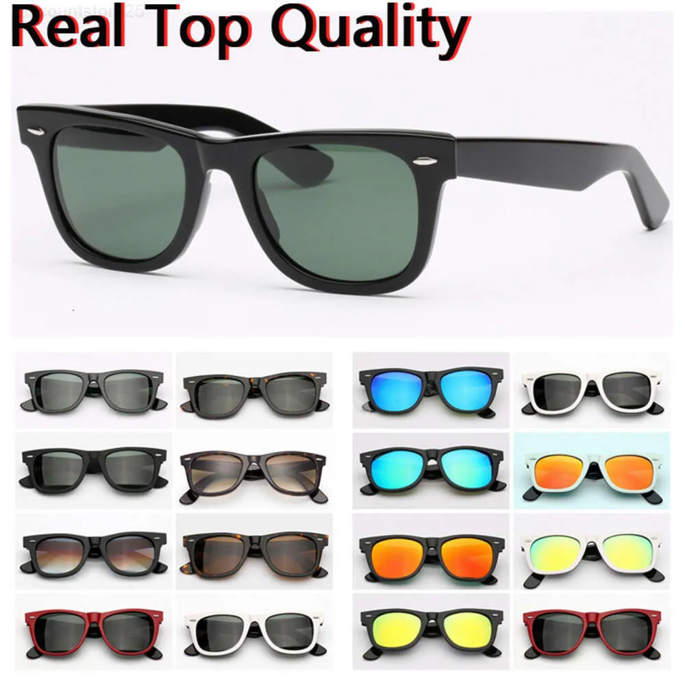 raies ban mens design óculos de sol mulheres farer modelo moda armação de acetato real lentes de vidro UV400rAiesban rAyban iTySsun óculos de couro de alta qualidade Raybans