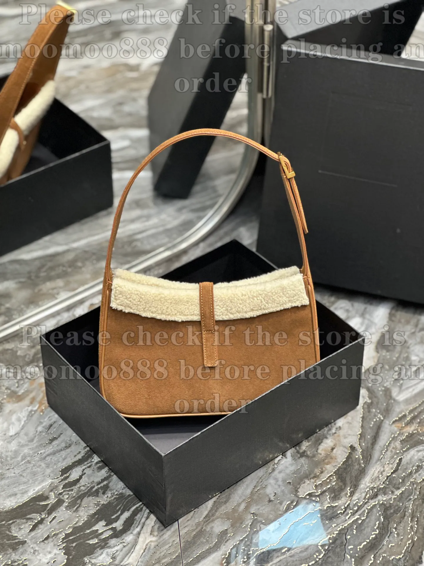 12A All New Mirror Quality Designer Small Le5a7 Hobo Bag 25cm Womens Suede Bags Luxurys Handbags Fashion Shearling Sac Purse Underarm Shoulder Bag With Box From 185 99 DHgate