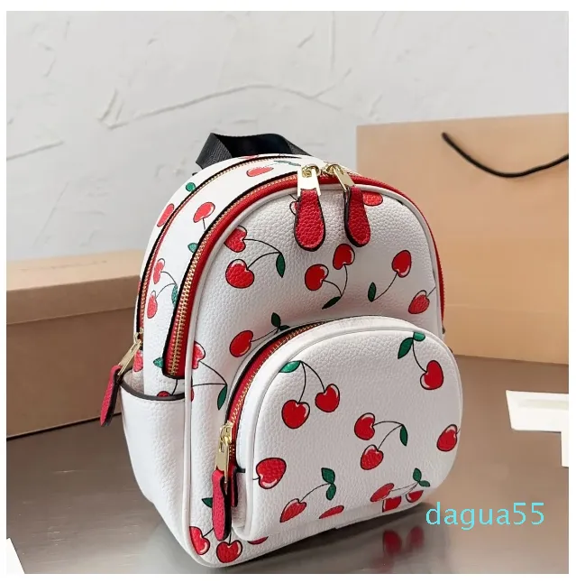 Designers mochila feminina mini mochila bookbag mulheres designers all-match grande capacidade cereja