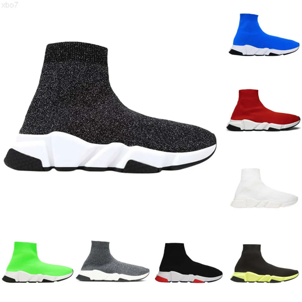 Top Socks Shoes Buty Buty Sock Buts Casual Sneakers Designer Nowy dzianina siatka wysoka platforma Czarna biała poślizg na miękkich kobietach mężczyźni