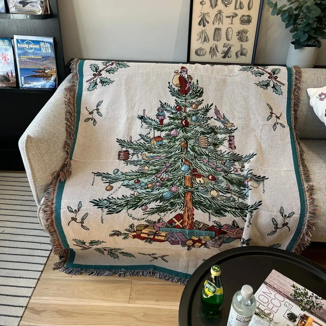 Coperte Anni Regali Coperta Schiaccianoci Albero di Natale Stella Coperta da tiro Coperta morbida Coperta da letto Trapunta Decorazioni natalizie per la casa 231204