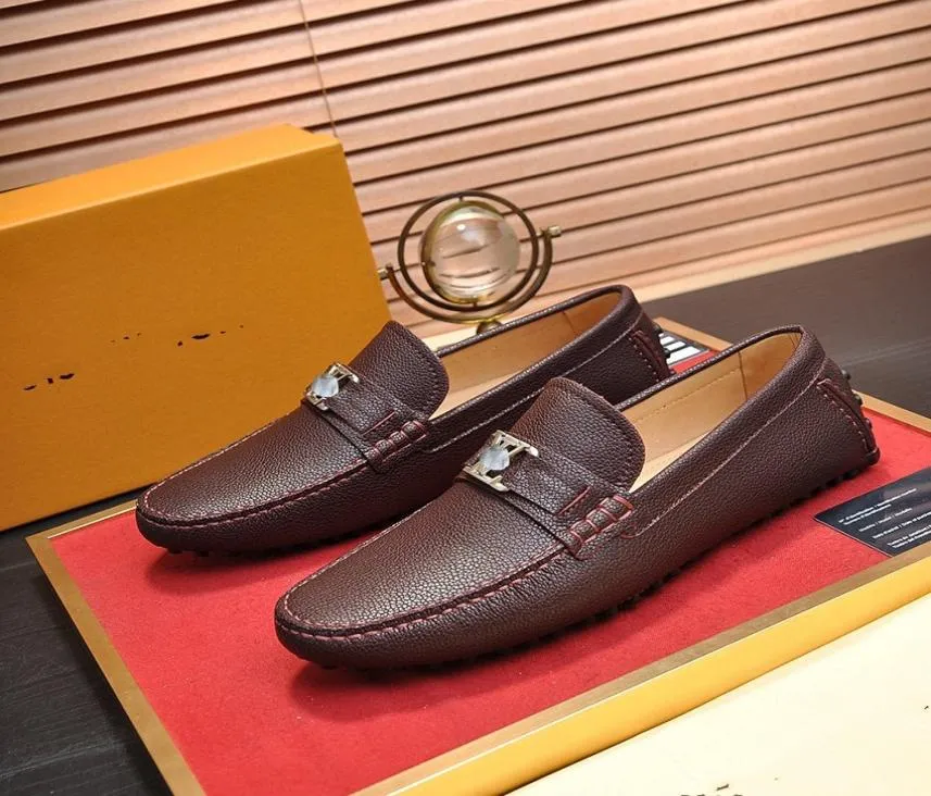 Fashion Luxury Comfortable Mens Casual Loafers Shoe Vintage Style