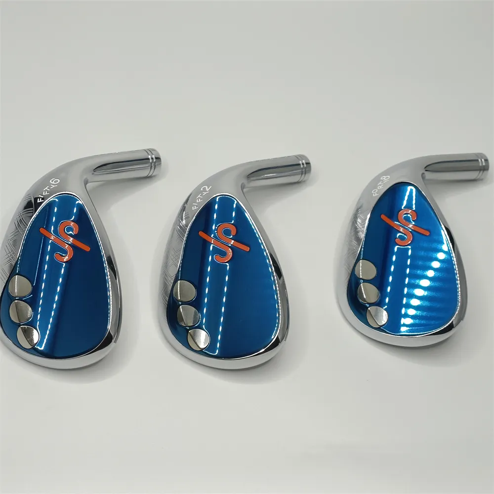 NJP Premier Golf Wedges with Steel Shaft and Head Cover, Blue, 48