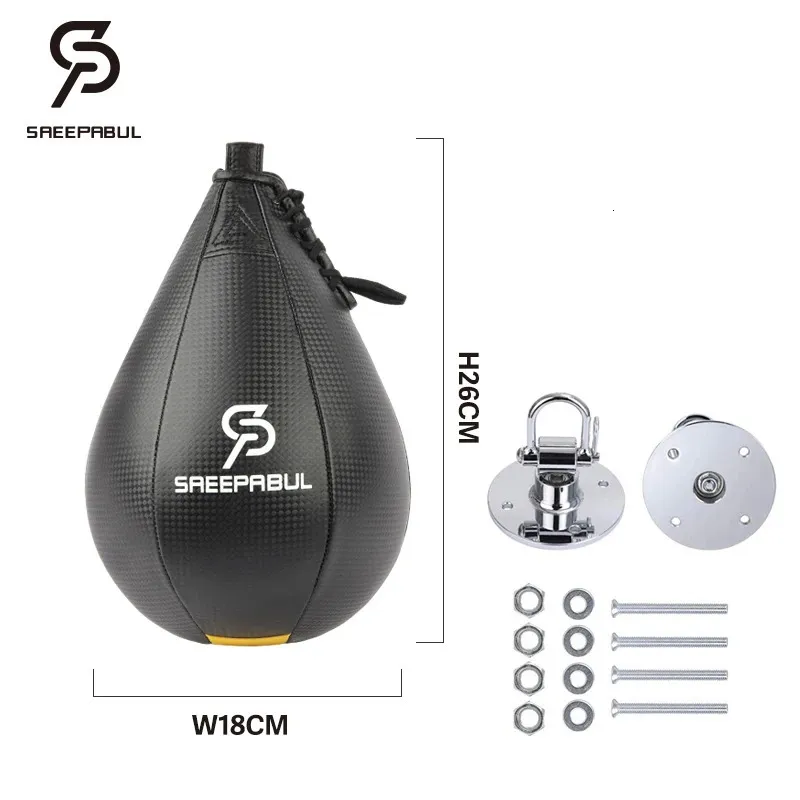 Sac De Frappe Double Extrémité Balle Boxe - Sac Entraînement Vitesse Robuste Fitness