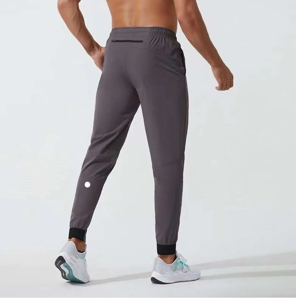 lululemens womens LL Pantalon long de jogging pour homme, tenue de sport, de yoga, séchage rapide, cordon de serrage, poches de gymnastique, pantalon de survêtement, pantalon décontracté, taille élastique, fitness 822580