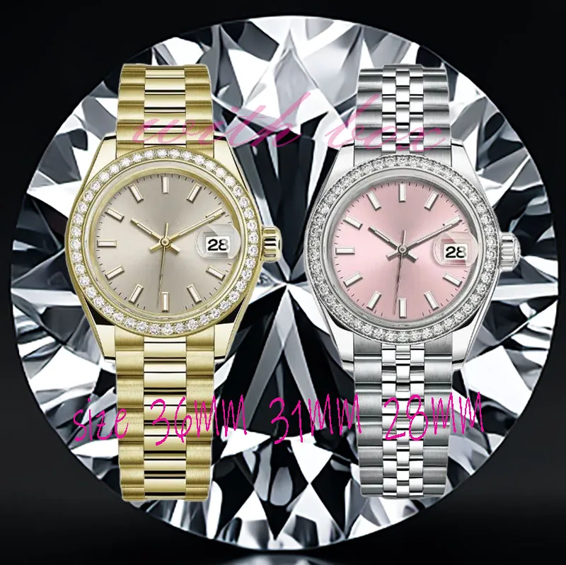 Diamond Watch Designer Watch Luxury Watch Women's Classic Watch Fashion Watch 36MM 31MM 28MM Automatic Watch 904 Stainless Steel Watch Sapphire Waterproof AAA Watch