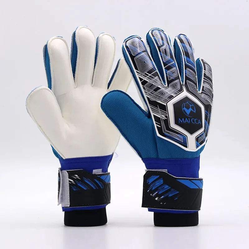 Sports Gloves Football Goalkeeper Glove Strap Finger Guard Adult Children Professional Thickened Latex Antiskid Breathable 231205