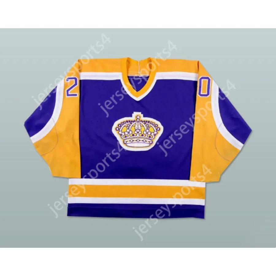 Custom LUC ROBITAILLE 20 LOS ANGELES HOCKEY JERSEY NEW Top Stitched S-M-L-XL-XXL-3XL-4XL-5XL-6XL