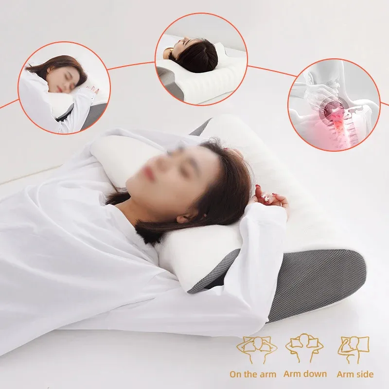 Oreiller en mousse à mémoire de forme pour les douleurs cervicales - Pour toutes les