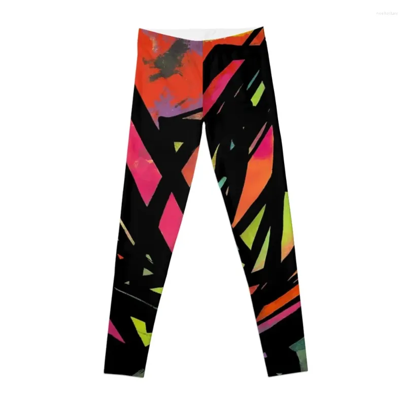 Aktive Hose Graffiti ScrawlKerLZ Leggings Jogginghose Sport Fitness Set Damen Gym Damen