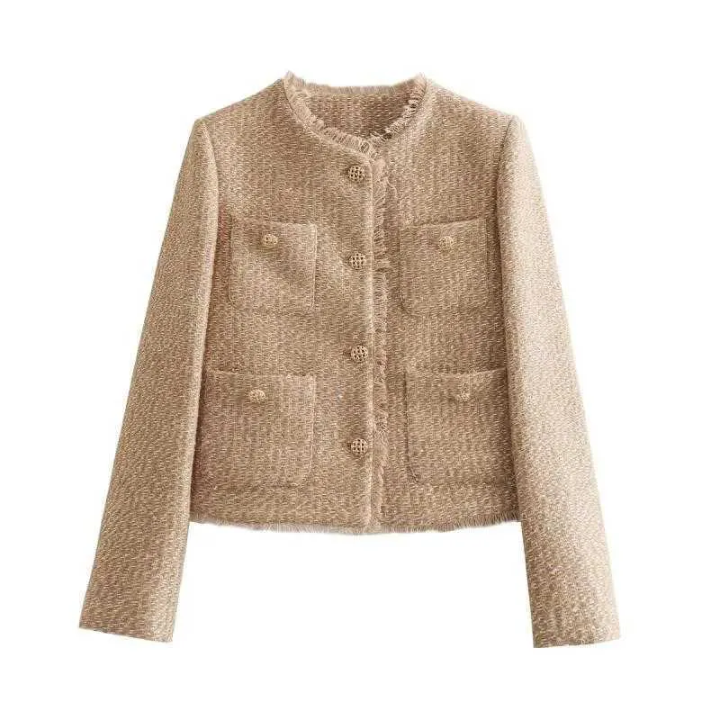 ◆KHAKIPOINT◆ Antique Crop Tweed Jacket ivory P00000ZF DHgate.com:Womens Tweed Cropped Jacket, Elegant Single