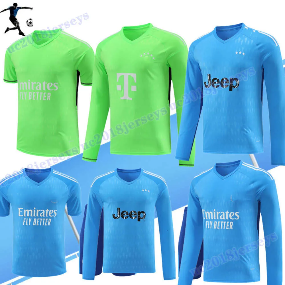 2023 2024 All ream Goalkeeper Kit 1#COURTOIS 25# Kepa Arrizabalaga Soccer Jerseys JU ba Football Shirt 23 24