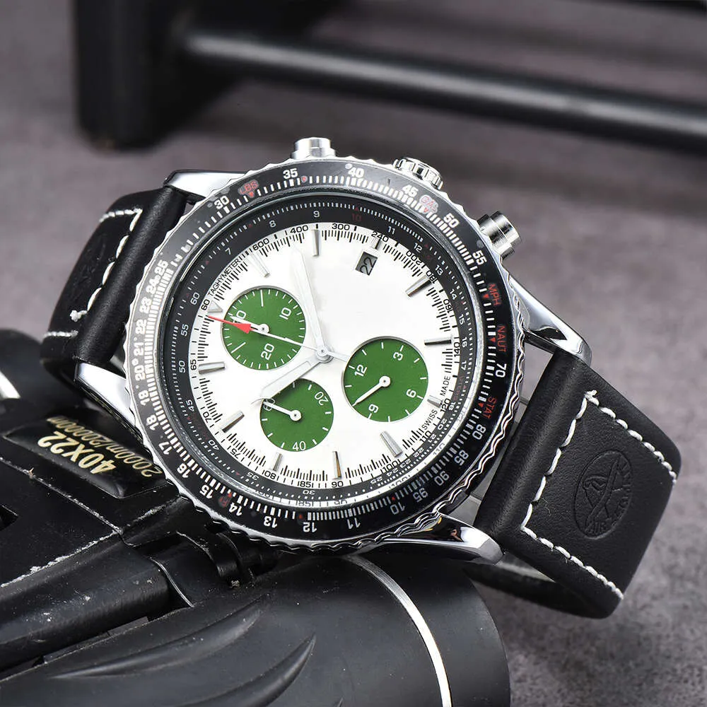 Hamilton Mens Chronograph Watch High Quality Quartz Movement
